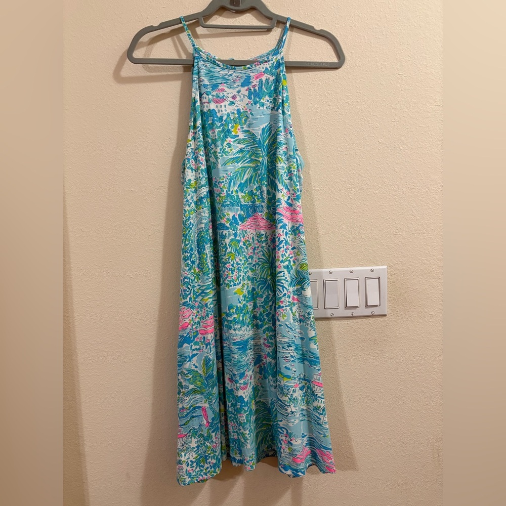 Lilly Pulitzer Floral Print Dress Medium